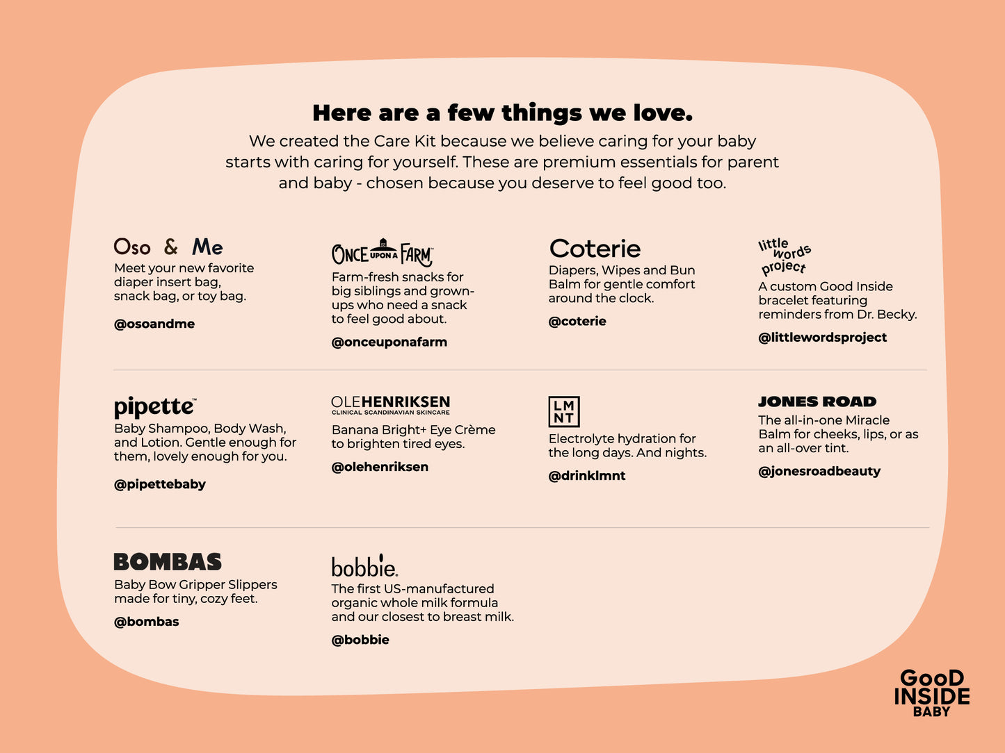 WELCOME TO GOOD INSIDE!